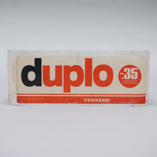 Ferrero Display für 120 Stück  Duplo um 1975 Warenaufsteller 1.79GEO