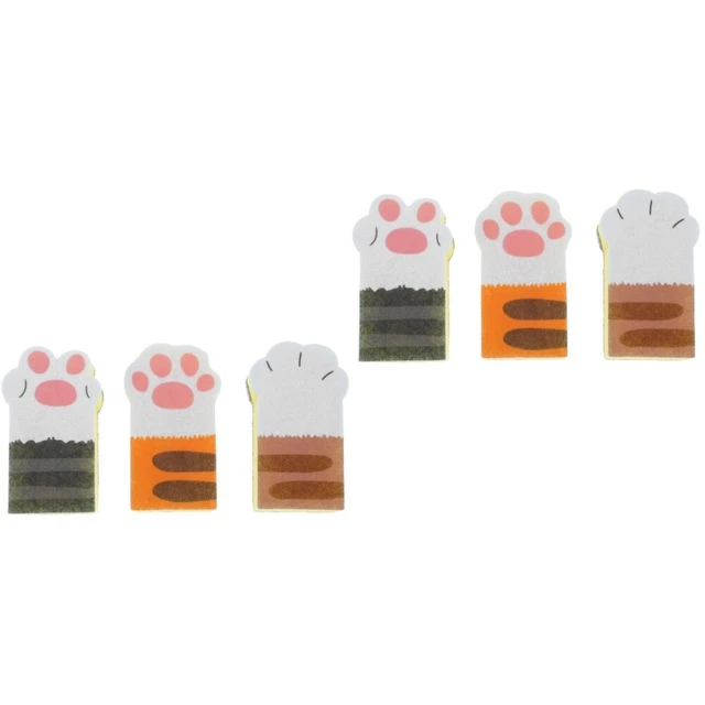 6 Pcs Spugne per La Pulizia Heavy Duty Macchia Spugna Di pulizia Pennello Spugna