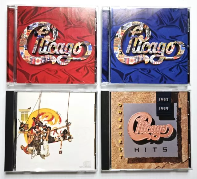 CHICAGO Greatest Hits Best Of 4CD LOT Peter Cetera Heart Of Chicago Vol 1 2 70s