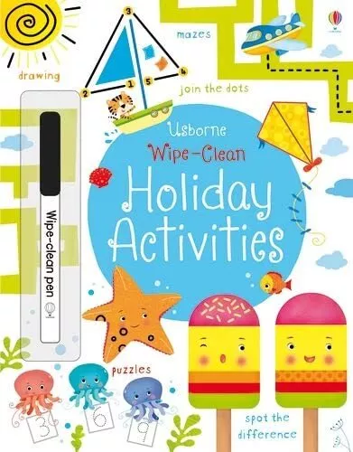 Wipe-Clean Holiday Activities (Wipe Clean Activity Book) (... by Kirsteen Robson