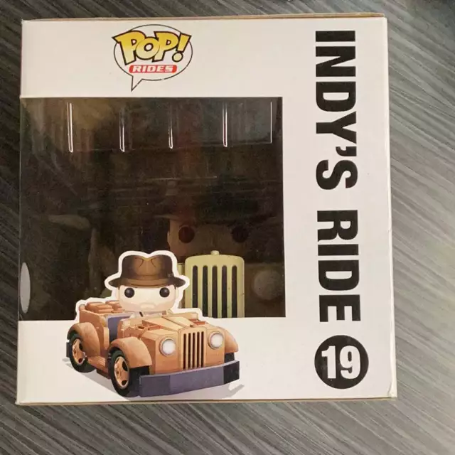 Funko POP! Rides: Indiana Jones - Indy's Ride (2016 NYCC)(Damaged Box) #19 3