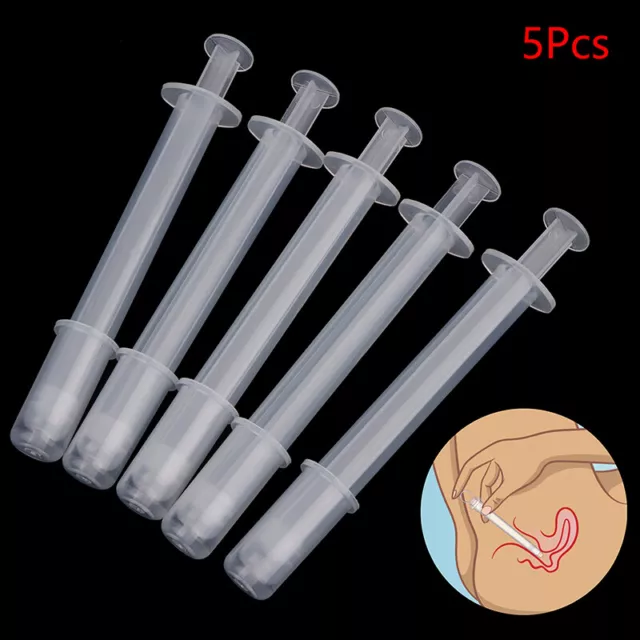 5 Pcs Injector Lube Disposable Anal Syringe Vaginal Applicator Lubricant Nasal