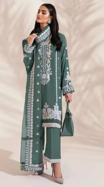 Nuevo Bollywood Pakistaní Vestido Indio de Diseño Boda Salwar Ropa Fiesta Kameez