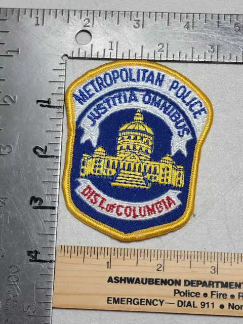 I1b Police patch small Metropolitan District of Columbia