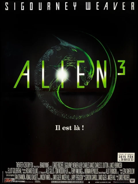 Affiche Encadrée A3 Alien - Sigourney Weaver Signature Autographe Style - Poster Photo Cinéma Pour Fans De Science-Fiction - Cadre Noir Prêt à Accrocher