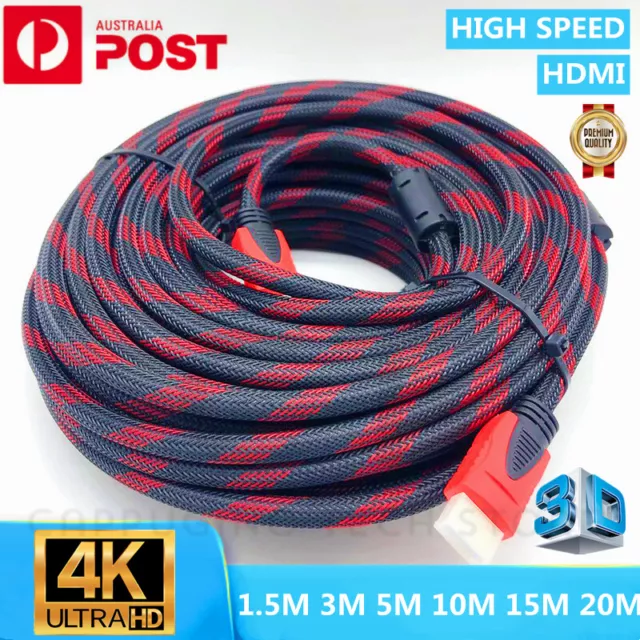 Premium HDMI Cable V1.4 3D Ultra HD 4K 2160p 1080p High Speed Ethernet HEC ARC