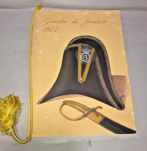 Raro Calendario Storico Guardia Di Finanza 1973