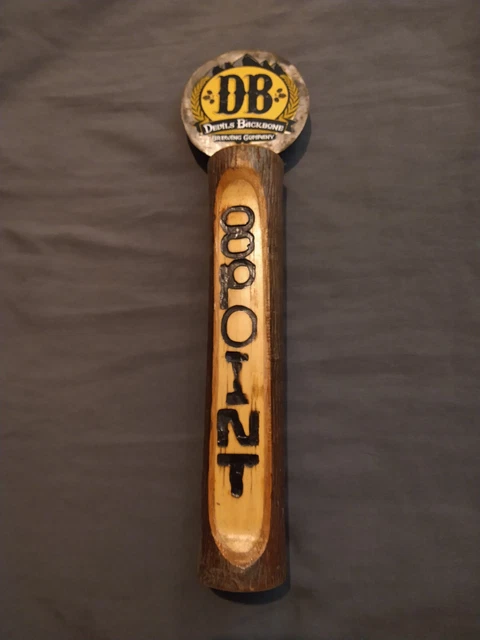 Devils Backbone beer tap handle