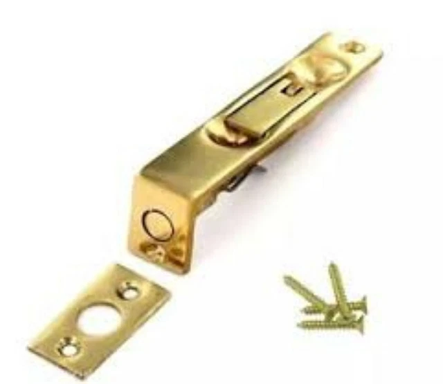 FLUSH BOLT SLIDING Lever Action Edge Door for Rebated Double Doors 150mm 6" X 2 £5.99 PicClick UK
