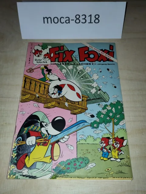Fix und Foxi Band 8, 17. Jahrgang 1969, Kauka, Tramp, FF-Kartei, Minibuch, Z 2-3