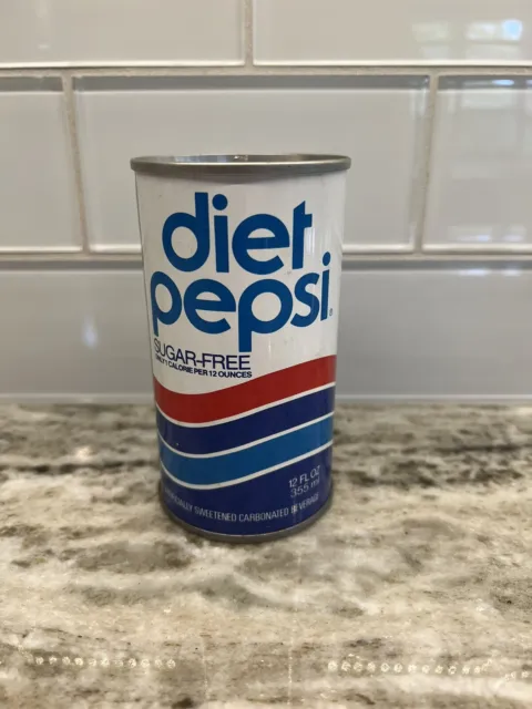 Vintage Diet Pepsi Cola Soda Pop Can 12 Oz Steel