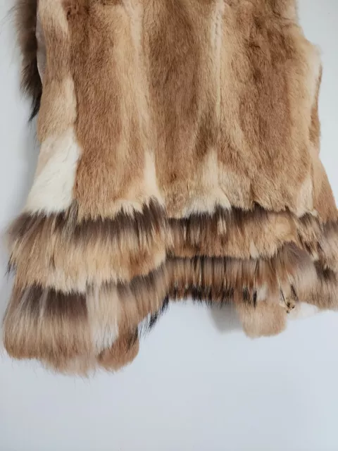 JUST CAVALLI REAL Fox Fur Oversized Collar Fur Vest Jacket Small Brown ...