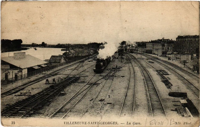 CPA AK VILLENEUVE-St-GEORGES - La Gare (519465)