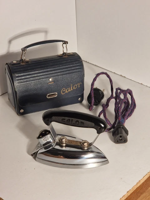 Fer à Repasser De Voyage Pifco 600W Vintage - N°4831 Avec Sac - Parfait Pour Les Déplacements