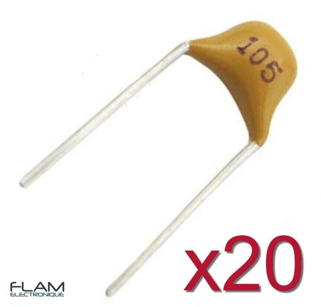 50 Condensateurs Céramique 330pF 50V Thomson - Pour Électronique - Neufs En Lot