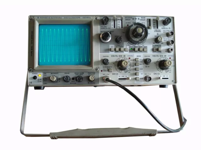 Rhode & Schwarz type BOL.374.2000.02, 100 MHz Oscilloscope, Analog, Rare!