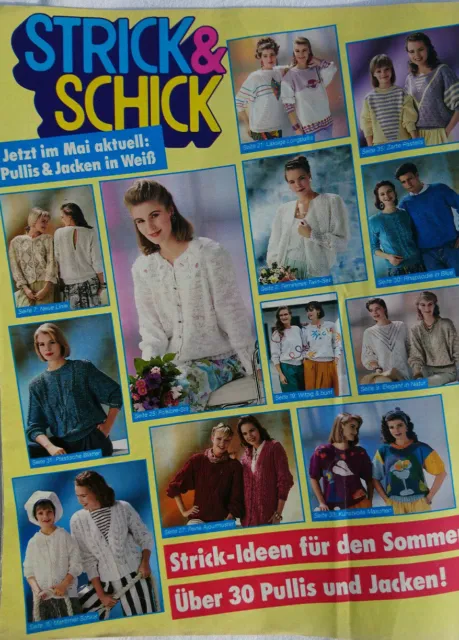Strick & Schick Über 30 Modelle, Nr. 5 Mai 1991