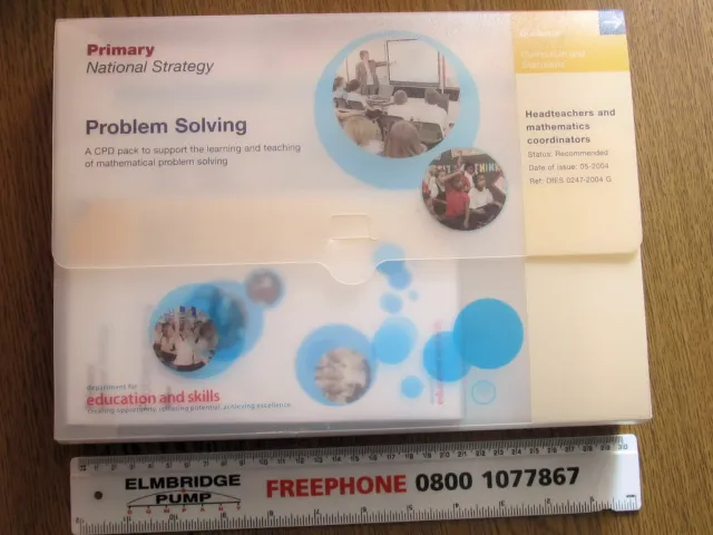 Primary National Strategy Problem Solving Pack For Heads And Maths Coordinators