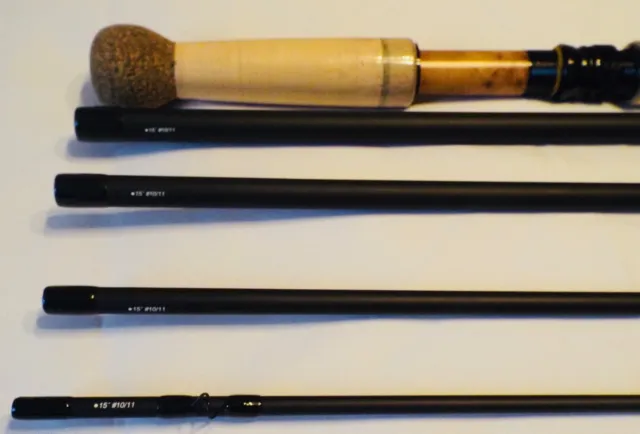 Salmon fly rod new, Icelandic ,15ft 5pc 10-11wt, FREE flyline,Clan Tackle rods