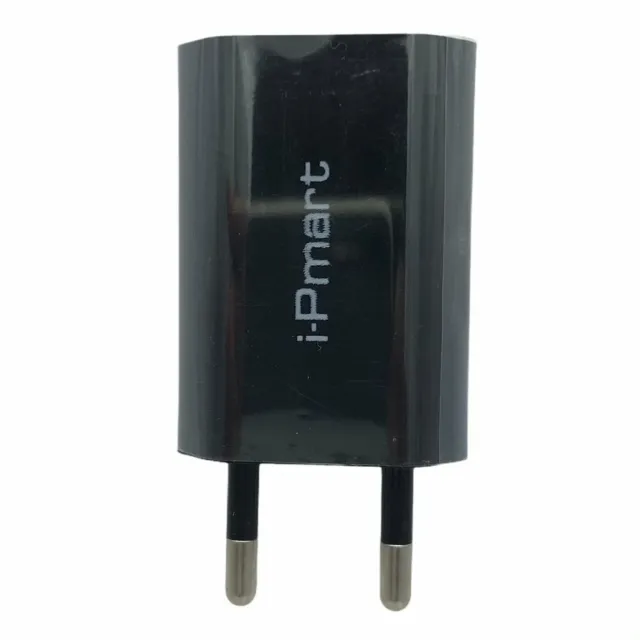 Adaptador de Corriente USB teléfono móvil Enchufe estándar Negro Envió Gratis