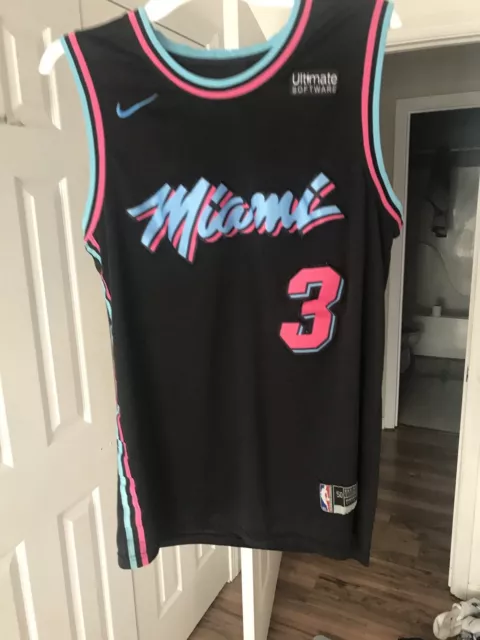 Dwyane wade nike miami heat youth vice nights swingman jersey cheap