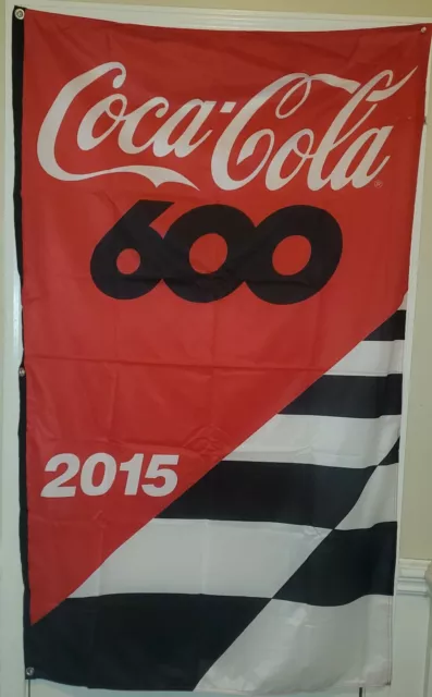 Coca Cola 600 2015 ( Carl Edwards Winner) Flag Banner 3'x5' ft Man Cave Garage