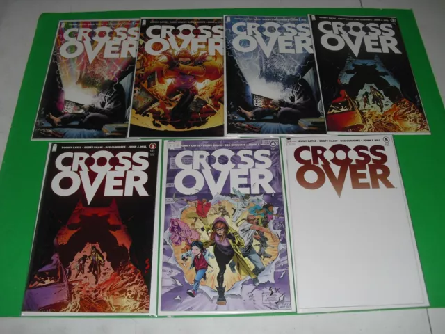 Lot of 7 Crossover 1 (X3) 3 (X2) 4 & 5 all VF/NM 2020! Image variant Cates 3979