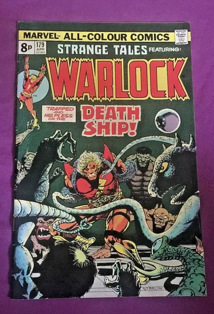 Free P&P;  Strange Tales #179,Apr 1975: Jim Starlin's Warlock; 1st Pip the Troll