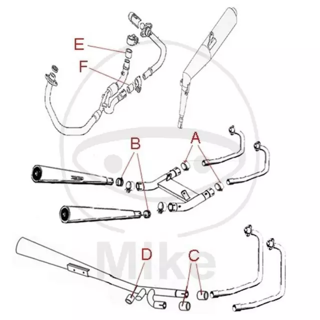 Busch Von Reduktion ATHENA für Honda 250 Crf X 2004-2017