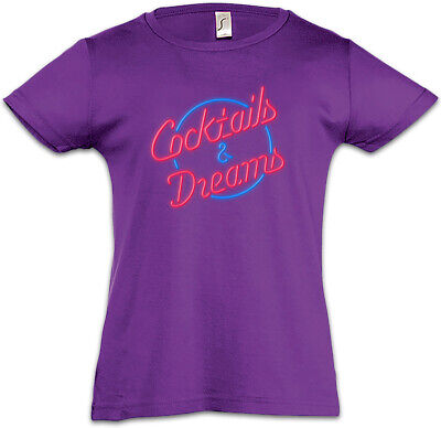 Cocktail & Dreams Cocktail Film Logo Bambine T-Shirt Tom Cruise barman