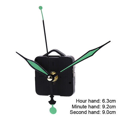 1 mecanismo de movimiento de reloj de cuarzo silencioso hágalo usted mismo kit manual alimentado por batería DSH1