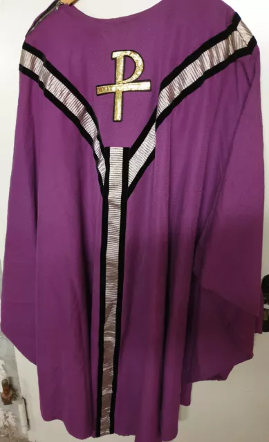 PX Casel violett gotisch Messgewand Kirche vestment chasuble Nr 007 88 002