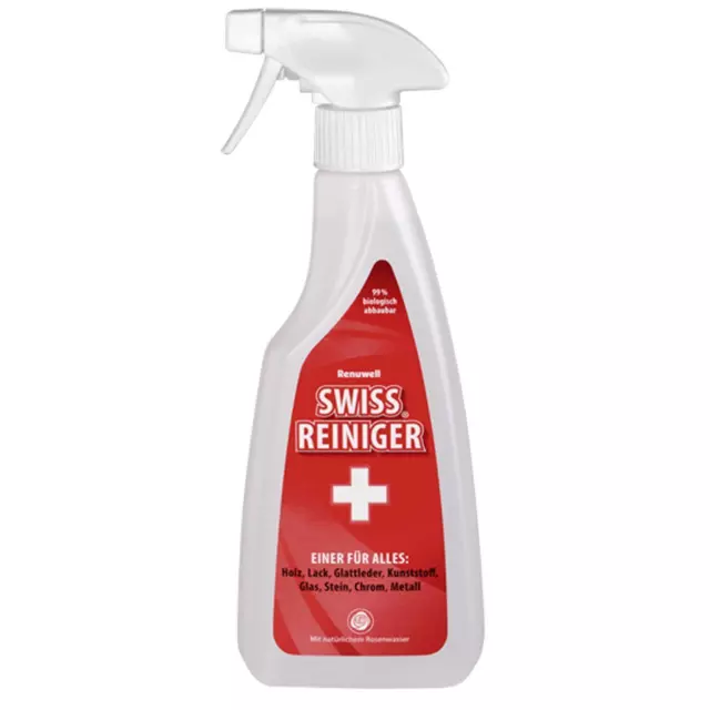 Renuwell Swiss Reiniger 500 ml | Möbelpflege | Möbelreiniger Sprühflasche Multi