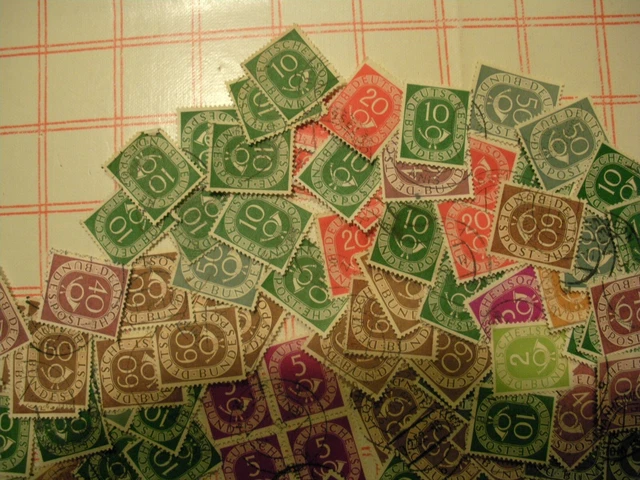 Posthorn BRD kleines Lot Dauerserie Deutschland Dachbodenfund 10g