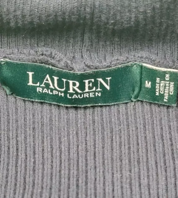 Lauren Ralph Lauren Color Block Sweater  Blue &  Gray Size M 2