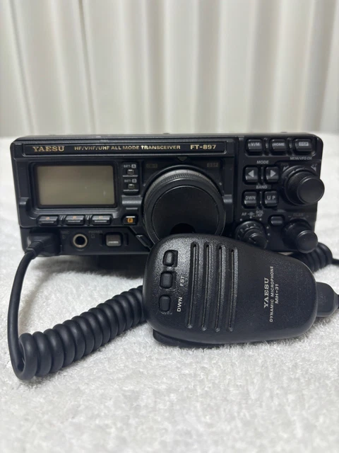 YAESU FT-897M 50W HF/VHF/UHF Transceiver + FP-30A Power Supply Boxed ...