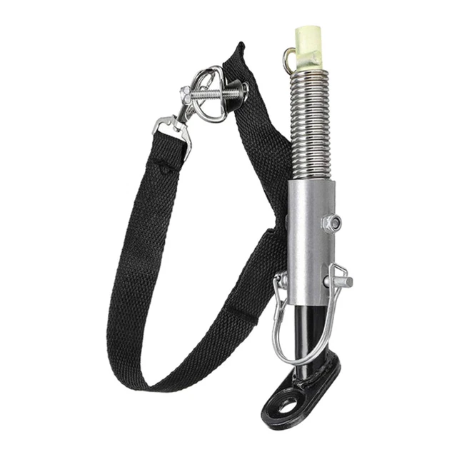Attelage Remorque Vélo Universel - Crochet Avec Goupille De Verrouillage - Pour Poussettes Et Animaux - Noir