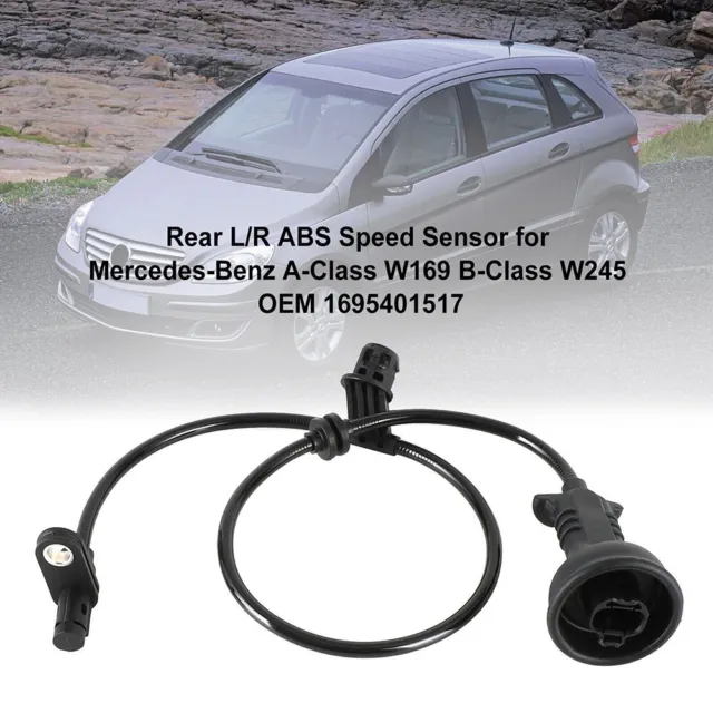 Capteur de vitesse ABS arrière fiable pour AClass W169BClass W245
