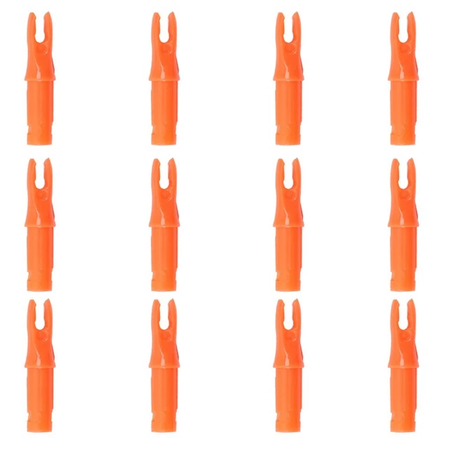 Improve Arrow Performance with 12PC Insert Nocks for 62mm Inner Diameter