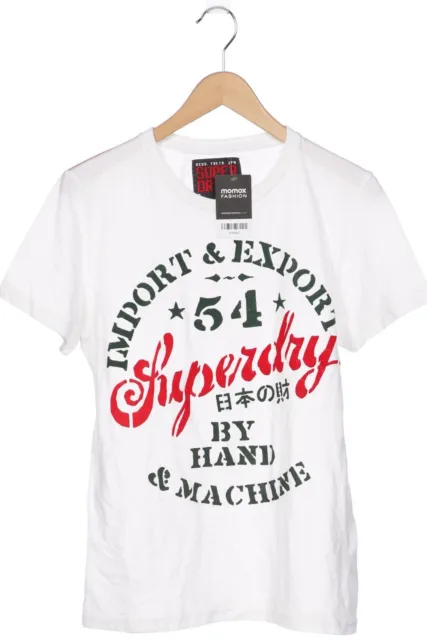 T-shirt uomo Superdry top shirt taglia EU 52 (L) cotone bianco #cp6xmay