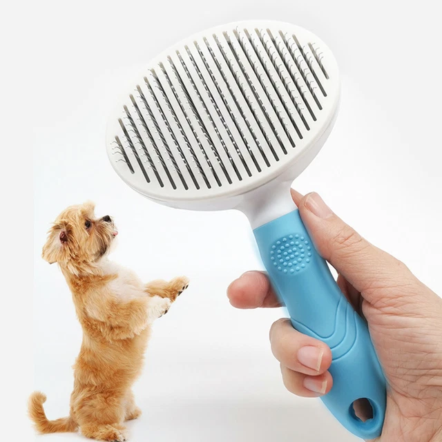Grooming Brush For Pet Dog Cat Deshedding Tool Comb Fur Remover Reduce Hair 10
