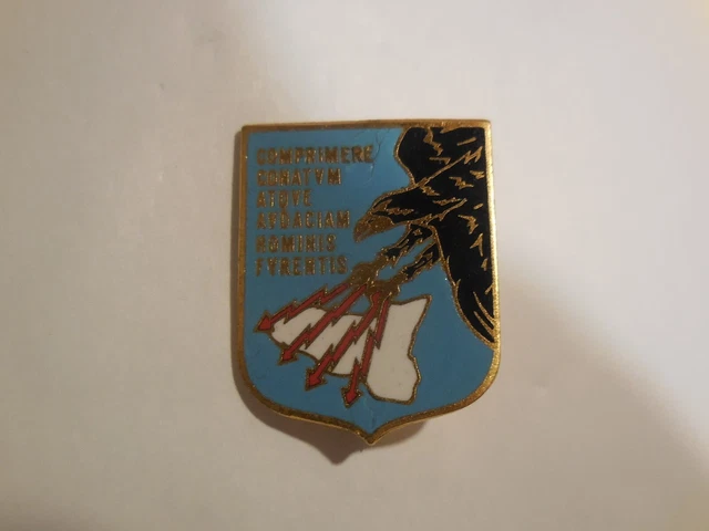 Insigne Militaire AERONAUTICA MILITARE - AEROPORTO VICENZA 5a ATAF 56a TAF - Fabriqué Par JOHNSON - Occasion
