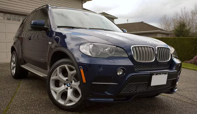 BMW X5 E70 LCI ( depuis 2011 ) RAJOUT DE PARE CHOC AVANT /JUPE AVANT 3