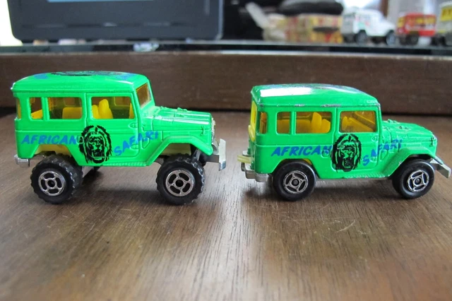 Majorette Majopub Toyota BJ N°277 – Miniature Boîte Librairie Lyon, état Très Bon