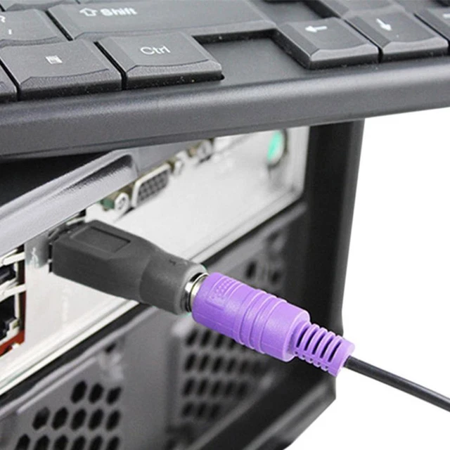 PS/2 Female to USB Male Converters Connector Adapters For PC G7R1