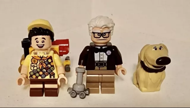 LEGO 43217 Carl Fredrickson, Russel, Dug Minifigures from Disney ‘Up’ House NEW