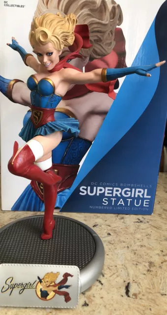 DC Comics Collectibles Bombshells Supergirl 10.9" #186/5200 Porcelain Statue