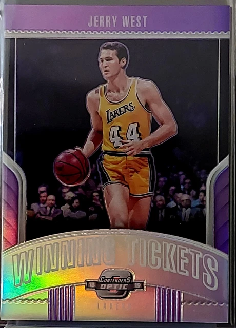 2018-19  Contenders Optic Jerry West Winning Tickets Silver Prizm LAKERS