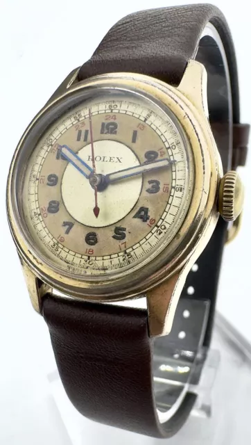 Rolex 1940’s WW2 Era Vintage Watch Recent Service Dial Patina 2