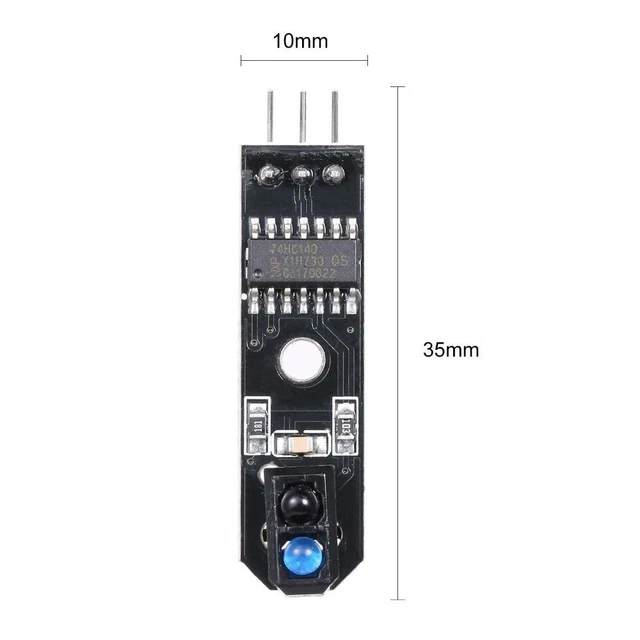 Module Capteur TCRT5000 Infrarouge – Détection Ligne Et Obstacle – Compatible Arduino, 3,3V-5V, Sortie Numérique